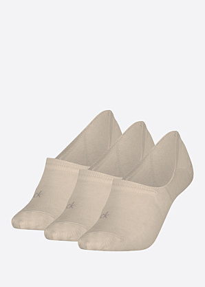 Calvin Klein kojinės Footie Mc 3 pack