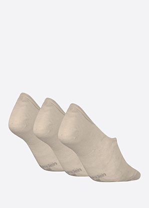 Calvin Klein kojinės Footie Mc 3 pack