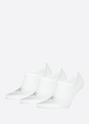 Calvin Klein kojinės Footie High Cut 3 pack