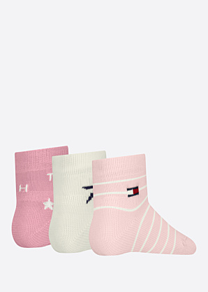 Tommy Hilfiger kojinės Stars & Stripe 3 Pack dovanų dėžutėje
