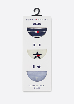 Tommy Hilfiger kojinės Stars & Stripe 3 Pack dovanų dėžutėje