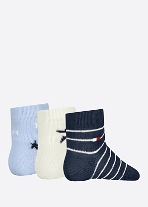 Tommy Hilfiger kojinės Stars & Stripe 3 Pack dovanų dėžutėje
