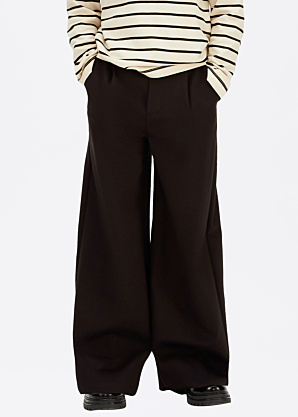 Calvin Klein kelnės Logotipas Tape Wide Leg Punto