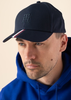 Tommy Hilfiger kepurė Mono Corporate Stripe