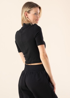 Nike marškinėliai Essntl Rib Mock