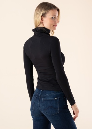 Noisy May palaidinė aukštu kaklu Karin