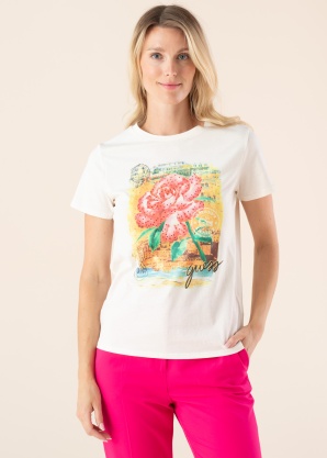 Guess marškinėliai Positano Rose