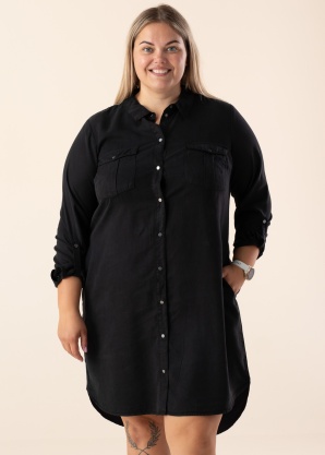 Vero Moda Curve džinsinė suknelė Sigga Ls Short Dress Mix Ga Cur