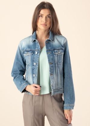 Tommy Jeans džinsinis švarkas Mom Cls