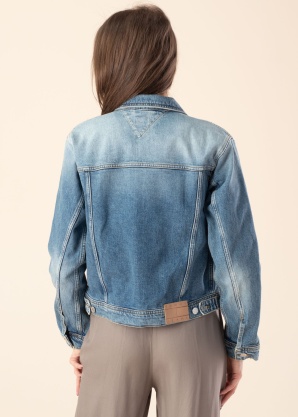 Tommy Jeans džinsinis švarkas Mom Cls