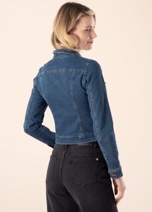 Vero Moda striukė Luna Ls Slim Dnm Jacket Mix Ga