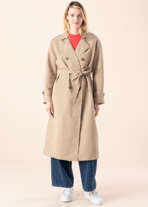 Vero Moda pavasario-rudens paltas Chloe Long Trenchcoat Ga
