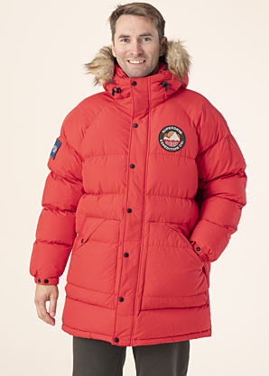 SuperDry žieminė parka Everest Longline Baffled