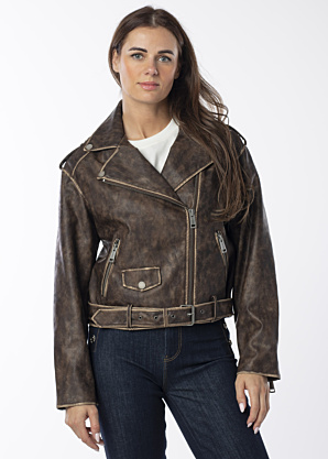 Guess dirbtinė odos striukė Charlene