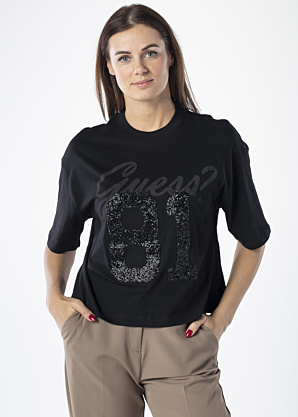 Guess marškinėliai Rhinestone
