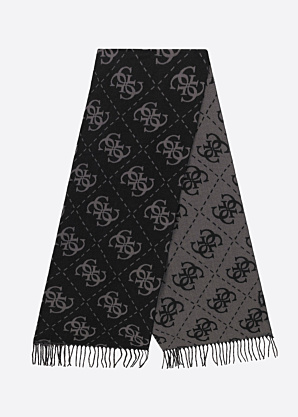 Guess žieminis šalikas Boston Jacquard