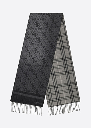 Guess žieminis šalikas Milano Jacquard