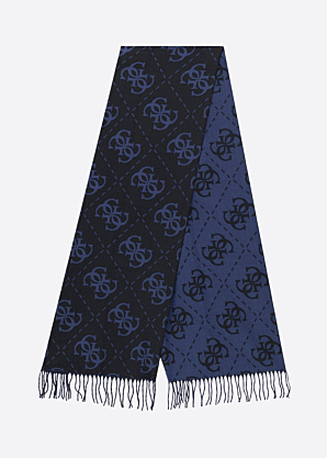 Guess žieminis šalikas Boston Jacquard