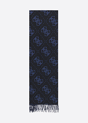 Guess žieminis šalikas Boston Jacquard