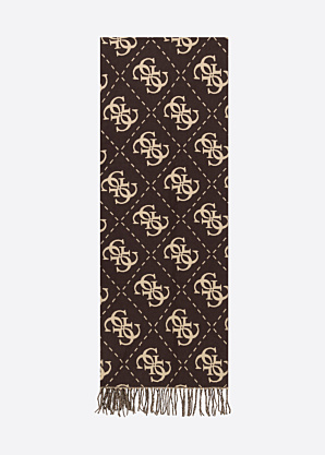 Guess žieminis šalikas Boston Jacquard