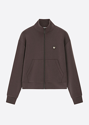 Guess džemperis Olympe High Neck Full Zip