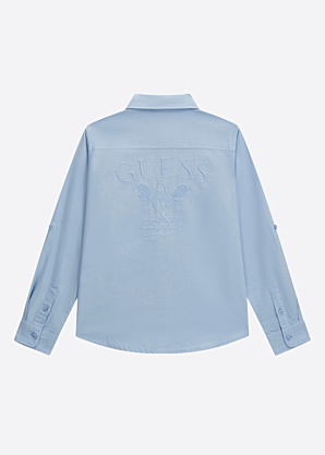 Guess marškiniai Oxford Gmt Dye Adjustable