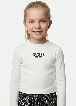 Guess marškinėliai Stretch Rib