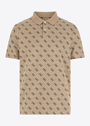 Guess polo marškinėliai Jaquard