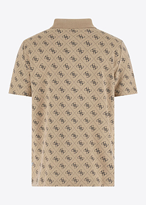 Guess polo marškinėliai Jaquard