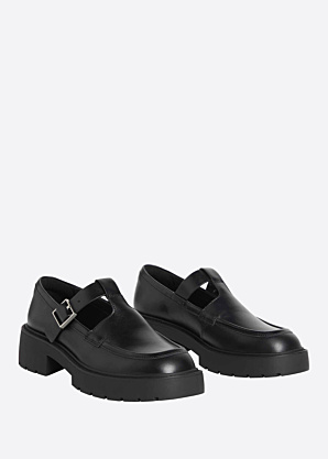 Calvin Klein Loaferiai Chunky Loafer Tbar Pol Lth