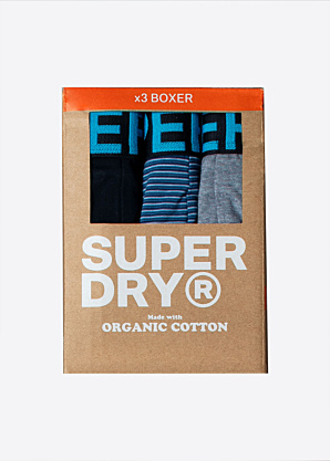 SuperDry kelnaitės dėžutėje 3 poros