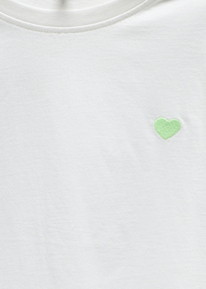 Only marškinėliai Maiken Life Cropheart