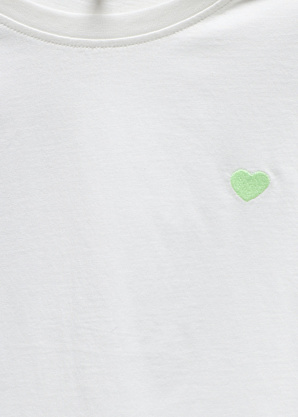 Only marškinėliai Maiken Life Cropheart