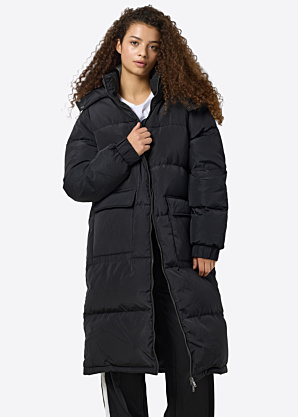 Noisy May pūkinis paltas Cerise