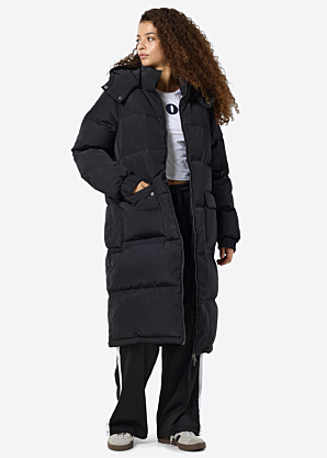 Noisy May pūkinis paltas Cerise