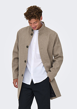 Only & Sons pavasario-rudens paltas Charles Wool