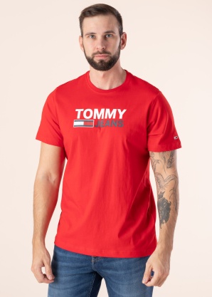 Tommy Jeans marškinėliai Tjm Reg Corp Logotipas Tee