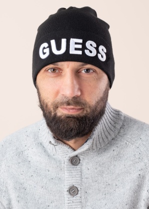 Guess žieminė kepurė Maxi Logotipas