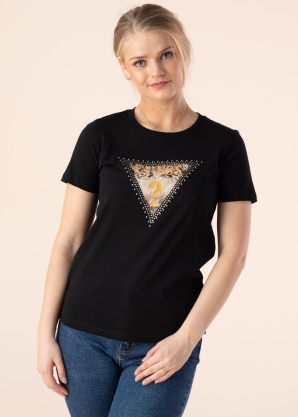 Guess marškinėliai Animal Triangl