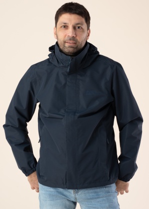 Jack Wolfskin striukė nuo vėjo Stormy Point, Tamsiai mėlyna | WEEKEND
