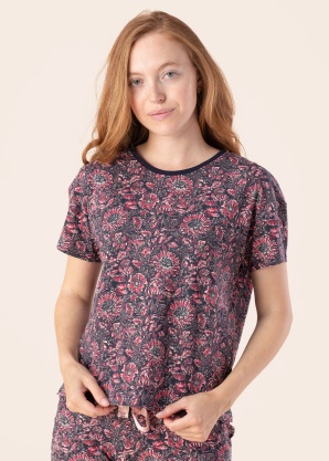 Mustang marškinėliai Indigo Flowers