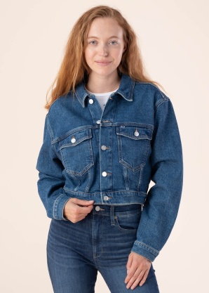 Tommy Jeans džinsinis švarkas Claire Crp Jckt Flg Ch6134 Ext