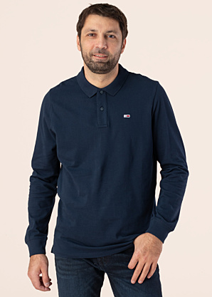 Tommy Jeans polo marškinėliai Tjm Slim Placket Ls polo