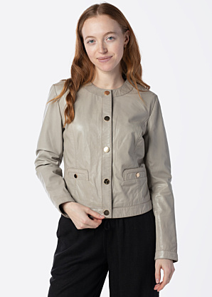 Saki odinė striukė Minnie