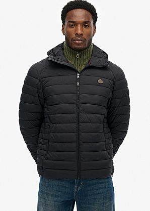 SuperDry dygsniuota pavasario-rudens striuke Hooded Fuji Lite
