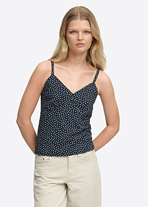 SuperDry viršutiniai marškinėliai Cotton