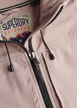 SuperDry pavasario-rudens sportinė striukė Hooded Colourblock