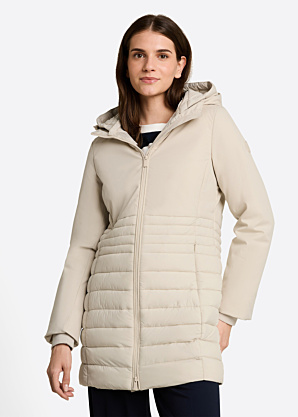 Tom Tailor dygsniuotas pavasario–rudens paltas