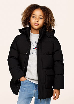 Tommy Hilfiger žieminė striukė Monotype Ribstop Puffer