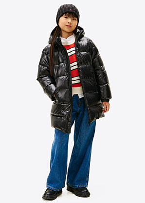 Tommy Hilfiger pūkinis paltas